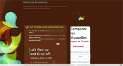 Desktop Screenshot of meilleures-assurances.info